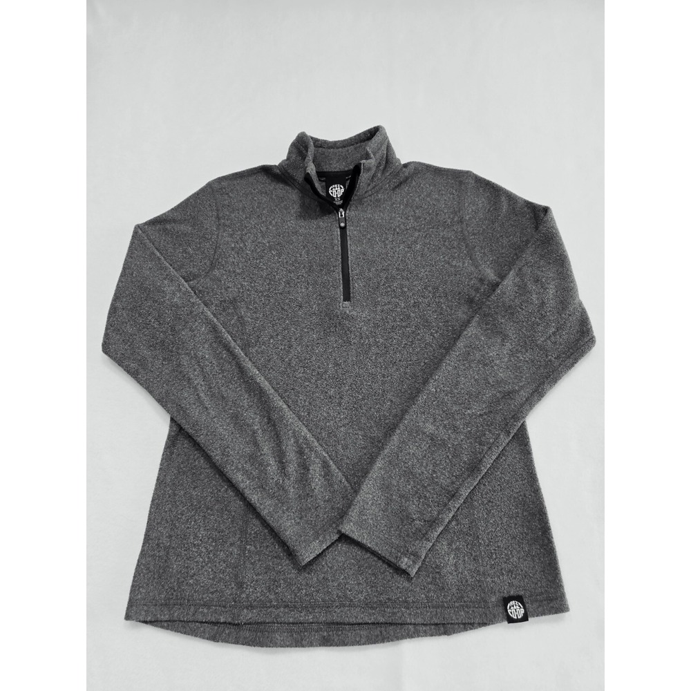 REI Co-op Sweatshirt Womens XS Gray Fleece Pullover Outdoor 1/4 Zip